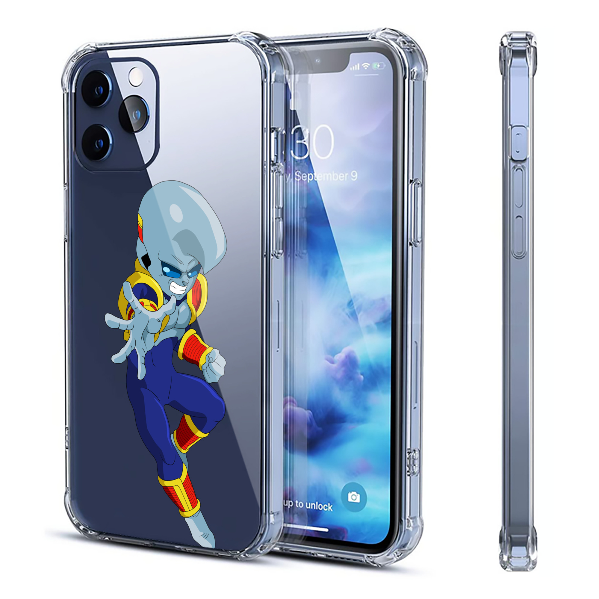 （画像用） ドラゴンボール DRAGON BALL 【iPhone 12シリーズ対応】透明スマホケース（クリアソフトケース）